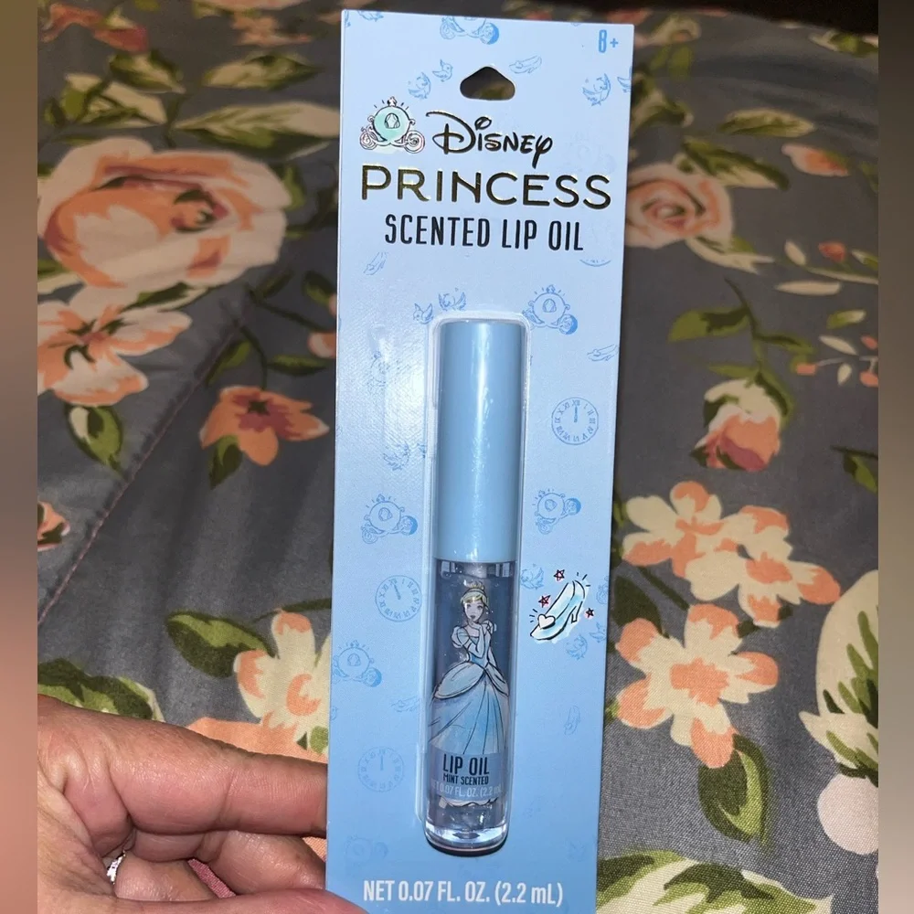 Set2👄Disney Princess Lip Oil Set - Blue and Pink